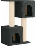 Vidaxl Cat Tree With Sisal Scratching Posts Dark Grey 114 Cm