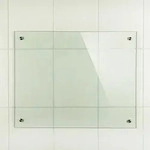 K&uuml;chenr&uuml;ckwand Spritzschutz Fliesenspiegel K&uuml;che Wandschutz Glas 6mm Esg...