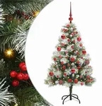 K&uuml;nstlicher Weihnachtsbaum Gr&uuml;n Und Wei&szlig; 150 Cm Vidaxl