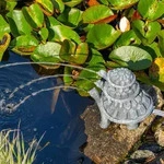 Esotec Solar Wasserspeierset Schildkr&ouml;ten Trio, Teichpumpenset, Polyresin...