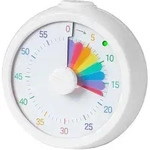 Relaxdays Visueller Timer, Leiser Kinder-timer, Optischer Alarm, 60 Min
