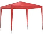 Vidaxl Party Tent 250 X 250 X 240 Cm Red Pe And Steel