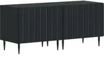 Vidaxl Tv Cabinet Black Engineered Wood