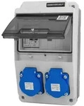 Wandverteiler Xs 16a 2x230v Ip44 Kompakter Stromverteiler Mit...