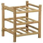 Vidaxl Wine Rack Bamboo Natural