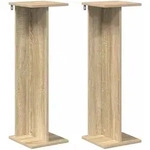 Vidaxl Plant Stand 2 Pcs Sonoma Oak 25 X 25.5 X 80.5 Cm