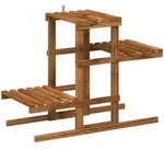 Pflanzenst&auml;nder Natur 82 X 36 X 60 Cm Massivholz Akazie Vidaxl