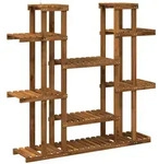 Pflanzenst&auml;nder Natur 123 X 25 X 114,5 Cm Massivholz Akazie Vidaxl