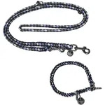 Equest Halsband & F&uuml;hrleine Ultimo F&uuml;r Hunde Im Set - Blue Boy, 45 Cm