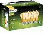 6x Led-lampe E27 Edison St64 6w = 50w 660lm 2000k Warmwei&szlig; 360&deg;...