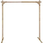 Hochzeitsbogen Hellbraun 225 X 95 X 226 Cm Massives Kiefernholz Vidaxl