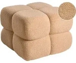 Pouf Caliente Boucl&eacute; Beige