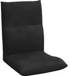 Vidaxl Adjustable Floor Chair Black Velvet