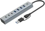 Conceptronic Hubbies20g Hub Usb-c 3.2 Gen 1 5 Gbit/s Grau