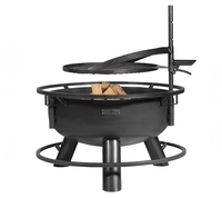 Stahl Feuerschale Bandito 80 Inkl. Zubeh&ouml;r 80x53 Cm - Cookking