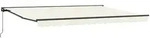 Manuell Einziehbare Markise Creme 4,5 X 3,5 M Vidaxl