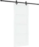 Vidaxl Sliding Door Orkdal 83 X 202 Cm Solid Pine Wood White
