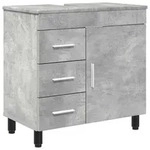 Vidaxl Bathroom Vanity Unit Concrete Grey 60 X 35 X 60 Cm