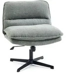 Drehstuhl Schneidersitz / Loungesessel Criss Cross 20 Stoff Salbei Hjh Living