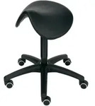 Stier Sattelhocker Multibeweglich Pu-sitz 490-680mm Fu&szlig;kreuz &Oslash;630 Mit Rollen