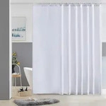 Duschvorhang &Uuml;berl&auml;nge Antibakteriell Wasserdicht Wei&szlig; 275x180cm