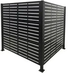 Relaxdays M&uuml;lltonnenverkleidung, Line, 2 Paneele Je Hxb 120 X 120 Cm, Modularer