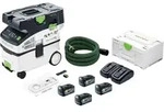 Festool Ctlc Midi I-basic Akku Absaugmobil 36 V ( 2x 18 V ) Staubklasse L + 4x...