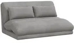 Vidaxl Adjustable Floor Chair Light Grey Velvet