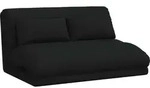 Vidaxl Adjustable Floor Chair Black Fabric