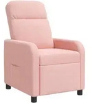 Liegesessel Rosa Boucl&eacute; Vidaxl