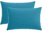 Kissenbezug 2 Pcs Heerlen Himmelblau 40 X 60 Cm Polyester Vidaxl