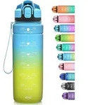 Sport Trinkflasche Mit Zeitmarkierung, Auslaufsicher, Bpa-frei, 500ml - 2l