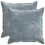 Kissenbezug 2 Stk. Houten Himmelblau 80 X 80 Cm Chenille-stoff Vidaxl