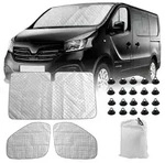 Wohnmobil Sonnenschutz 3-teilig F&uuml;r Renault Trafic, Vivaro, Nv300, Talento