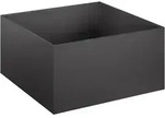 Garten-pflanzgef&auml;&szlig; Schwarz 60 X 60 X 30 Cm Kaltgewalzter Stahl Vidaxl