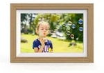 10,1-zoll-digitalfotorahmen Mit Frameo-app, 32 Gb Speicher &ndash; Hellbraun