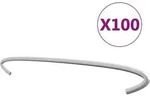 Gabionen-distanzhalter 100 Stk. Verzinkter Stahl 30 Cm Vidaxl