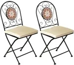 2x Mosaik Stuhl Mit Polster-mmc4341-2stuhl