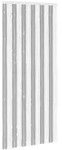 Insektenvorhang Chenille Grau Und Wei&szlig; 100 X 230 Cm 100% Pp Vidaxl