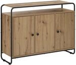 Sideboard Artisan-eiche 102 X 35 X 75 Cm Holzwerkstoff Vidaxl