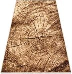 Teppich Bcf Morad Pień Baum Holz - Beige Beige 300x400 Cm