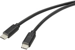 Usb-kabel Usb 2.0 Usb-c&reg; Stecker 1.00 M Schwarz Mit Antimikrobieller...