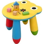 Relaxdays Kinderhocker, Frosch, 26 Cm Hoch, Abwischbar, Leicht, Formstabil,