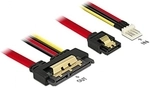 Delock Kabel Sata 6 Gb/s 7 Pin Buchse + Floppy Power 4 Pin Stecker &gtsata 22 Pin