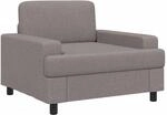 Sessel Taupe Stoff Vidaxl