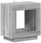 Vidaxl Side Table Grey Sonoma 60 X 40 X 65 Cm Engineered Wood