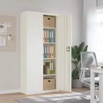 Aktenschrank Wei&szlig; 90x40x200 Cm Stahl - Vidaxl