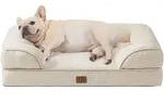Orthop&auml;disches Hundebett Mit Memory Foam, Waschbar, Wasserdicht, Rutschfest, L