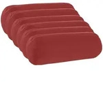 Kissenbezug 6 Pcs Heerlen Weinrot &Oslash; 15 X 40 Cm Polyester Vidaxl