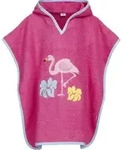 Kapuzenhandtuch - Playshoes - Flamingo S (0-4 Jahre)